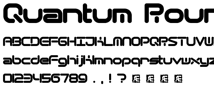 Quantum Round (BRK) font